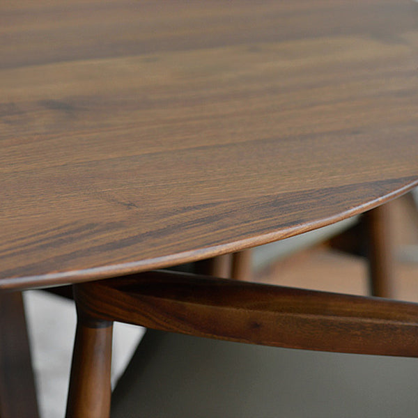Round Pedestal Casual Dining Table Wood Color Fixed Table with Solid Wood Clearhalo ' dining_table' 'Dining Tables & Seating' 'Dining Tables' 'furn' 'furn_dining_table' 'Furniture' 'furniture_dining_table' 'Kitchen & Dining Furniture' 'kitchen&dining_furn' 'kitchen' 'kitchen_dining_table' 3864803