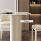 Glam Sintered Stone Dining Table Oval Shape Kitchen Dining Table with Double Pedestal Bases Clearhalo ' dining_table' 'Dining Tables & Seating' 'Dining Tables' 'furn' 'furn_dining_table' 'Furniture' 'furniture_dining_table' 'Kitchen & Dining Furniture' 'kitchen&dining_furn' 'kitchen' 'kitchen_dining_table' 3864815