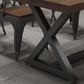 Industrial Square Dining Table Pine Solid Wood Table with Trestle Base Clearhalo ' dining_table' 'Dining Tables & Seating' 'Dining Tables' 'furn' 'furn_dining_table' 'Furniture' 'furniture_dining_table' 'Kitchen & Dining Furniture' 'kitchen&dining_furn' 'kitchen' 'kitchen_dining_table' 3864825