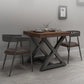Industrial Square Dining Table Pine Solid Wood Table with Trestle Base Clearhalo ' dining_table' 'Dining Tables & Seating' 'Dining Tables' 'furn' 'furn_dining_table' 'Furniture' 'furniture_dining_table' 'Kitchen & Dining Furniture' 'kitchen&dining_furn' 'kitchen' 'kitchen_dining_table' 3864832