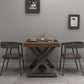 Industrial Square Dining Table Pine Solid Wood Table with Trestle Base Clearhalo ' dining_table' 'Dining Tables & Seating' 'Dining Tables' 'furn' 'furn_dining_table' 'Furniture' 'furniture_dining_table' 'Kitchen & Dining Furniture' 'kitchen&dining_furn' 'kitchen' 'kitchen_dining_table' 3864833