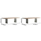 Solid Wood Brown Tone Dining Table Glam Style Double Pedestal Table for Dining Room Clearhalo ' dining_table' 'Dining Tables & Seating' 'Dining Tables' 'furn' 'furn_dining_table' 'Furniture' 'furniture_dining_table' 'Kitchen & Dining Furniture' 'kitchen&dining_furn' 'kitchen' 'kitchen_dining_table' 3864846