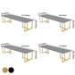 Stone Double Pedestal Table Industrial Dining Table Rectangle for Kitchen Home Clearhalo ' dining_table' 'Dining Tables & Seating' 'Dining Tables' 'furn' 'furn_dining_table' 'Furniture' 'furniture_dining_table' 'Kitchen & Dining Furniture' 'kitchen&dining_furn' 'kitchen' 'kitchen_dining_table' 3864864