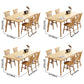 Rectangle Solid Wood Dining Table Modern Rubber Wood Table in Nature with 4 Legs Clearhalo ' dining_table' 'Dining Tables & Seating' 'Dining Tables' 'furn' 'furn_dining_table' 'Furniture' 'furniture_dining_table' 'Kitchen & Dining Furniture' 'kitchen&dining_furn' 'kitchen' 'kitchen_dining_table' 3864899