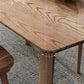 Rectangle Wood in Brown Dining Table Modern Ash Table with 4 Legs for Restaurant Clearhalo ' dining_table' 'Dining Tables & Seating' 'Dining Tables' 'furn' 'furn_dining_table' 'Furniture' 'furniture_dining_table' 'Kitchen & Dining Furniture' 'kitchen&dining_furn' 'kitchen' 'kitchen_dining_table' 3864956
