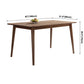 Rectangle Wood in Brown Dining Table Modern Ash Table with 4 Legs for Restaurant Clearhalo ' dining_table' 'Dining Tables & Seating' 'Dining Tables' 'furn' 'furn_dining_table' 'Furniture' 'furniture_dining_table' 'Kitchen & Dining Furniture' 'kitchen&dining_furn' 'kitchen' 'kitchen_dining_table' 3864959