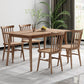 Rectangle Wood in Brown Dining Table Modern Ash Table with 4 Legs for Restaurant Clearhalo ' dining_table' 'Dining Tables & Seating' 'Dining Tables' 'furn' 'furn_dining_table' 'Furniture' 'furniture_dining_table' 'Kitchen & Dining Furniture' 'kitchen&dining_furn' 'kitchen' 'kitchen_dining_table' 3864960
