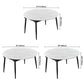 Simplicity Style Stone Table Rectangle 4-foot Dining Table with Drop-Leaf Clearhalo ' dining_table' 'Dining Tables & Seating' 'Dining Tables' 'furn' 'furn_dining_table' 'Furniture' 'furniture_dining_table' 'Kitchen & Dining Furniture' 'kitchen&dining_furn' 'kitchen' 'kitchen_dining_table' 3864973