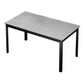 Industrial Style Sintered Stone Dining Table 4 Legs Base Rectangle Table for Home Clearhalo ' dining_table' 'Dining Tables & Seating' 'Dining Tables' 'furn' 'furn_dining_table' 'Furniture' 'furniture_dining_table' 'Kitchen & Dining Furniture' 'kitchen&dining_furn' 'kitchen' 'kitchen_dining_table' 3864982