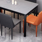 Industrial Style Sintered Stone Dining Table 4 Legs Base Rectangle Table for Home Clearhalo ' dining_table' 'Dining Tables & Seating' 'Dining Tables' 'furn' 'furn_dining_table' 'Furniture' 'furniture_dining_table' 'Kitchen & Dining Furniture' 'kitchen&dining_furn' 'kitchen' 'kitchen_dining_table' 3864985
