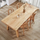 Glam Standard Khaki Dining Table Solid Wood Rectangle Shape Dining Table for Kitchen Clearhalo ' dining_table' 'Dining Tables & Seating' 'Dining Tables' 'furn' 'furn_dining_table' 'Furniture' 'furniture_dining_table' 'Kitchen & Dining Furniture' 'kitchen&dining_furn' 'kitchen' 'kitchen_dining_table' 3865001