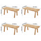 Glam Standard Khaki Dining Table Solid Wood Rectangle Shape Dining Table for Kitchen Clearhalo ' dining_table' 'Dining Tables & Seating' 'Dining Tables' 'furn' 'furn_dining_table' 'Furniture' 'furniture_dining_table' 'Kitchen & Dining Furniture' 'kitchen&dining_furn' 'kitchen' 'kitchen_dining_table' 3865008