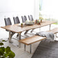 Solid Wood Sled Base Dining Table Traditional Luxury Rectangle Dinette Table Clearhalo ' dining_table' 'Dining Tables & Seating' 'Dining Tables' 'furn' 'furn_dining_table' 'Furniture' 'furniture_dining_table' 'Kitchen & Dining Furniture' 'kitchen&dining_furn' 'kitchen' 'kitchen_dining_table' 3865027