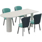 Metal Contemporary Free Form Table Sintered Stone Dining Table for Home Clearhalo ' dining_table' 'Dining Tables & Seating' 'Dining Tables' 'furn' 'furn_dining_table' 'Furniture' 'furniture_dining_table' 'Kitchen & Dining Furniture' 'kitchen&dining_furn' 'kitchen' 'kitchen_dining_table' 3865054