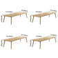 Glam Khaki Solid Wood Dining Table Standard Rectangle Shape Dining Table for Kitchen Clearhalo ' dining_table' 'Dining Tables & Seating' 'Dining Tables' 'furn' 'furn_dining_table' 'Furniture' 'furniture_dining_table' 'Kitchen & Dining Furniture' 'kitchen&dining_furn' 'kitchen' 'kitchen_dining_table' 3865075