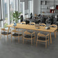 Glam Khaki Solid Wood Dining Table Standard Rectangle Shape Dining Table for Kitchen Clearhalo ' dining_table' 'Dining Tables & Seating' 'Dining Tables' 'furn' 'furn_dining_table' 'Furniture' 'furniture_dining_table' 'Kitchen & Dining Furniture' 'kitchen&dining_furn' 'kitchen' 'kitchen_dining_table' 3865079