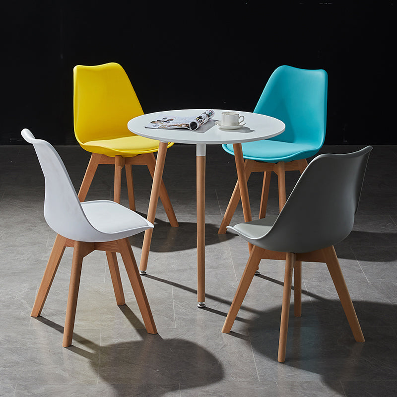 Contemporary Wood Dining Room Chairs Faux Leather Dining Armless Chairs for Home Use Clearhalo ' kitchen&dining_furn' 'Dining Chairs' 'Dining Tables & Seating' 'dining_chair' 'Furniture' 'furniture_dining_chair' 'Kitchen & Dining Furniture' 'kitchen' 3870630