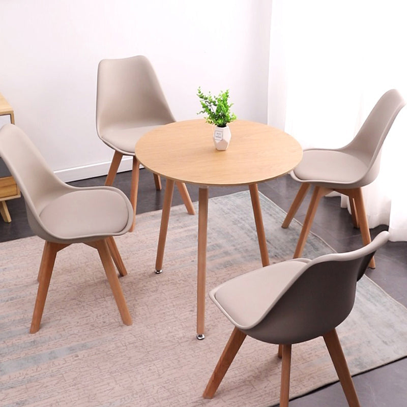Contemporary Wood Dining Room Chairs Faux Leather Dining Armless Chairs for Home Use Clearhalo ' kitchen&dining_furn' 'Dining Chairs' 'Dining Tables & Seating' 'dining_chair' 'Furniture' 'furniture_dining_chair' 'Kitchen & Dining Furniture' 'kitchen' 3870640