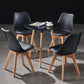 Contemporary Wood Dining Room Chairs Faux Leather Dining Armless Chairs for Home Use Clearhalo ' kitchen&dining_furn' 'Dining Chairs' 'Dining Tables & Seating' 'dining_chair' 'Furniture' 'furniture_dining_chair' 'Kitchen & Dining Furniture' 'kitchen' 3870652