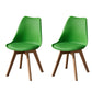 Contemporary Wood Dining Room Chairs Faux Leather Dining Armless Chairs for Home Use Green Set of 2 Clearhalo ' kitchen&dining_furn' 'Dining Chairs' 'Dining Tables & Seating' 'dining_chair' 'Furniture' 'furniture_dining_chair' 'Kitchen & Dining Furniture' 'kitchen' 3870657