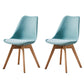 Contemporary Wood Dining Room Chairs Faux Leather Dining Armless Chairs for Home Use Light Blue Set of 2 Clearhalo ' kitchen&dining_furn' 'Dining Chairs' 'Dining Tables & Seating' 'dining_chair' 'Furniture' 'furniture_dining_chair' 'Kitchen & Dining Furniture' 'kitchen' 3870663