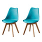 Contemporary Wood Dining Room Chairs Faux Leather Dining Armless Chairs for Home Use Blue Set of 2 Clearhalo ' kitchen&dining_furn' 'Dining Chairs' 'Dining Tables & Seating' 'dining_chair' 'Furniture' 'furniture_dining_chair' 'Kitchen & Dining Furniture' 'kitchen' 3870669