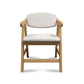 Open Back Dining Arm Chair Upholstered Single Dining Armchair with Wood Legs Clearhalo ' kitchen&dining_furn' 'Dining Chairs' 'Dining Tables & Seating' 'dining_chair' 'furn' 'furn_dining_chair' 'Furniture' 'furniture_dining_chair' 'Kitchen & Dining Furniture' 'kitchen' 3870774