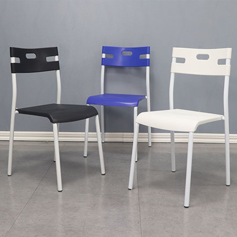 Contemporary Plastic Dining Room Chairs Open Back Dining Side Armless Chair for Restaurant Use Clearhalo ' kitchen&dining_furn' 'Dining Chairs' 'Dining Tables & Seating' 'dining_chair' 'furn' 'furn_dining_chair' 'Furniture' 'furniture_dining_chair' 'Kitchen & Dining Furniture' 'kitchen' 3870796
