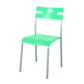 Contemporary Plastic Dining Room Chairs Open Back Dining Side Armless Chair for Restaurant Use Gray-Green 1 Piece Clearhalo ' kitchen&dining_furn' 'Dining Chairs' 'Dining Tables & Seating' 'dining_chair' 'furn' 'furn_dining_chair' 'Furniture' 'furniture_dining_chair' 'Kitchen & Dining Furniture' 'kitchen' 3870815