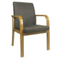 Scandinavian Home Arm Chair Solid Back Wood Upholstered Single Dining Room Chair Dark Gray Clearhalo ' kitchen&dining_furn' 'Dining Chairs' 'Dining Tables & Seating' 'dining_chair' 'furn' 'furn_dining_chair' 'Furniture' 'furniture_dining_chair' 'Kitchen & Dining Furniture' 'kitchen' 3870851