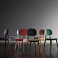 Scandinavian Plastic Armless Dining Chairs Open Back Side Chair (Set of 4) Clearhalo ' kitchen&dining_furn' 'Dining Chairs' 'Dining Tables & Seating' 'dining_chair' 'furn' 'furn_dining_chair' 'Furniture' 'furniture_dining_chair' 'Kitchen & Dining Furniture' 'kitchen' 3870889