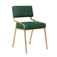 Scandinavian Home Side Chair Upholstered Metal Open Back Dining Room Chair Green 1 Piece Brass Gold Clearhalo ' kitchen&dining_furn' 'Dining Chairs' 'Dining Tables & Seating' 'dining_chair' 'furn' 'furn_dining_chair' 'Furniture' 'furniture_dining_chair' 'Kitchen & Dining Furniture' 'kitchen' 3870957