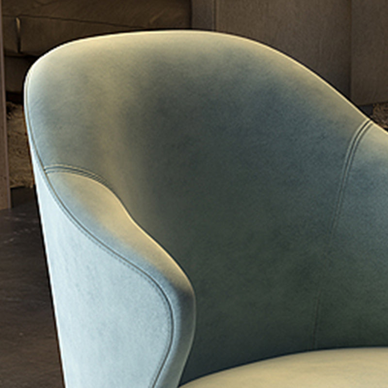 Contemporary Style Metal Dining Chair Dining Wingback Side Chair for Kitchen Clearhalo ' kitchen&dining_furn' 'Dining Chairs' 'Dining Tables & Seating' 'dining_chair' 'furn' 'furn_dining_chair' 'Furniture' 'furniture_dining_chair' 'Kitchen & Dining Furniture' 'kitchen' 3871023