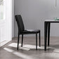 Modern Style Side Chair Home Solid Back Metal Upholstered Dining Room Chair (Set of 2) Clearhalo ' kitchen&dining_furn' 'Dining Chairs' 'Dining Tables & Seating' 'dining_chair' 'furn' 'furn_dining_chair' 'Furniture' 'furniture_dining_chair' 'Kitchen & Dining Furniture' 'kitchen' 3871053