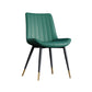 Home Scandinavian Arm Chair Upholstered Solid Back Metal Dining Room Chair Green 1 Piece Clearhalo ' kitchen&dining_furn' 'Dining Chairs' 'Dining Tables & Seating' 'dining_chair' 'furn' 'furn_dining_chair' 'Furniture' 'furniture_dining_chair' 'Kitchen & Dining Furniture' 'kitchen' 3871108