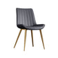 Home Scandinavian Arm Chair Upholstered Solid Back Metal Dining Room Chair Matte Black 1 Piece Clearhalo ' kitchen&dining_furn' 'Dining Chairs' 'Dining Tables & Seating' 'dining_chair' 'furn' 'furn_dining_chair' 'Furniture' 'furniture_dining_chair' 'Kitchen & Dining Furniture' 'kitchen' 3871126