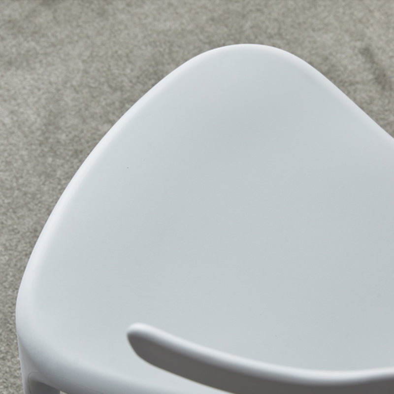 Scandinavian Style Plastic Chair Kitchen Dining Room Open Back Arm Chairs Clearhalo ' kitchen&dining_furn' 'Dining Chairs' 'Dining Tables & Seating' 'dining_chair' 'furn' 'furn_dining_chair' 'Furniture' 'furniture_dining_chair' 'Kitchen & Dining Furniture' 'kitchen' 3871196