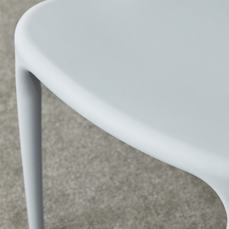 Scandinavian Style Plastic Chair Kitchen Dining Room Open Back Arm Chairs Clearhalo ' kitchen&dining_furn' 'Dining Chairs' 'Dining Tables & Seating' 'dining_chair' 'furn' 'furn_dining_chair' 'Furniture' 'furniture_dining_chair' 'Kitchen & Dining Furniture' 'kitchen' 3871197