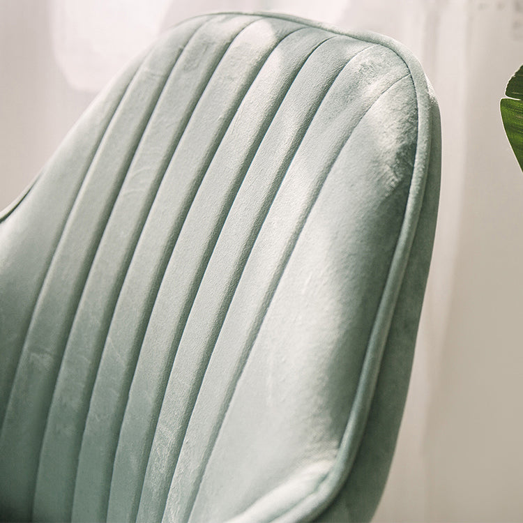 Scandinavian Style Upholstered Side Chairs Solid Back Arm Dining Chairs for Home Use Clearhalo ' kitchen&dining_furn' 'Dining Chairs' 'Dining Tables & Seating' 'dining_chair' 'furn' 'furn_dining_chair' 'Furniture' 'furniture_dining_chair' 'Kitchen & Dining Furniture' 'kitchen' 3871237