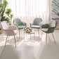 Scandinavian Style Upholstered Side Chairs Solid Back Arm Dining Chairs for Home Use Clearhalo ' kitchen&dining_furn' 'Dining Chairs' 'Dining Tables & Seating' 'dining_chair' 'furn' 'furn_dining_chair' 'Furniture' 'furniture_dining_chair' 'Kitchen & Dining Furniture' 'kitchen' 3871246