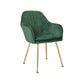 Scandinavian Style Upholstered Side Chairs Solid Back Arm Dining Chairs for Home Use Blackish Green 1 Piece Clearhalo ' kitchen&dining_furn' 'Dining Chairs' 'Dining Tables & Seating' 'dining_chair' 'furn' 'furn_dining_chair' 'Furniture' 'furniture_dining_chair' 'Kitchen & Dining Furniture' 'kitchen' 3871250