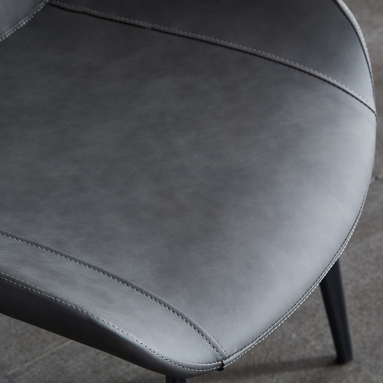 Contemporary Metal Dining Room Chairs Leather Dining Armless Chairs for Indoor Use Clearhalo ' kitchen&dining_furn' 'Dining Chairs' 'Dining Tables & Seating' 'dining_chair' 'furn' 'furn_dining_chair' 'Furniture' 'furniture_dining_chair' 'Kitchen & Dining Furniture' 'kitchen' 3871305