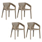 Contemporary Dining Room Chairs Plastic Dining Arm Chair for Home Use (Set of 4) Light Gray Clearhalo ' kitchen&dining_furn' 'Dining Chairs' 'Dining Tables & Seating' 'dining_chair' 'furn' 'furn_dining_chair' 'Furniture' 'furniture_dining_chair' 'Kitchen & Dining Furniture' 'kitchen' 3871328