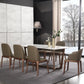 Minimalist Style Arm Dining Chairs Leather Solid Back Upholstered Chairs (Set of 2) Clearhalo ' kitchen&dining_furn' 'Dining Chairs' 'Dining Tables & Seating' 'dining_chair' 'furn' 'furn_dining_chair' 'Furniture' 'furniture_dining_chair' 'Kitchen & Dining Furniture' 'kitchen' 3871375