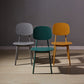 Scandinavian Conference Plastic Side Chair Matte Finish Open Back Dining Chair Clearhalo ' kitchen&dining_furn' 'Dining Chairs' 'Dining Tables & Seating' 'dining_chair' 'furn' 'furn_dining_chair' 'Furniture' 'furniture_dining_chair' 'Kitchen & Dining Furniture' 'kitchen' 3871390