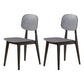 Scandinavian Conference Plastic Side Chair Matte Finish Open Back Dining Chair Grey 2 Piece Set Clearhalo ' kitchen&dining_furn' 'Dining Chairs' 'Dining Tables & Seating' 'dining_chair' 'furn' 'furn_dining_chair' 'Furniture' 'furniture_dining_chair' 'Kitchen & Dining Furniture' 'kitchen' 3871396