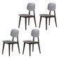 Scandinavian Conference Plastic Side Chair Matte Finish Open Back Dining Chair Grey 4 Piece Set Clearhalo ' kitchen&dining_furn' 'Dining Chairs' 'Dining Tables & Seating' 'dining_chair' 'furn' 'furn_dining_chair' 'Furniture' 'furniture_dining_chair' 'Kitchen & Dining Furniture' 'kitchen' 3871398