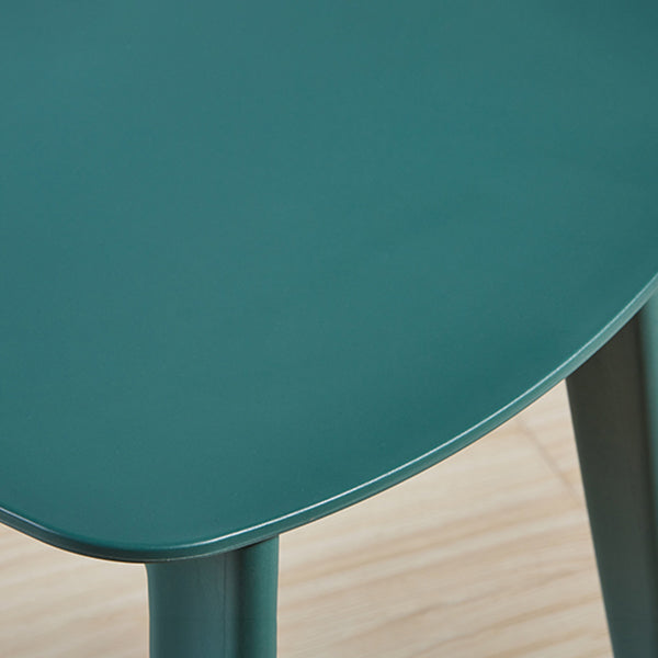 Scandinavian Conference Plastic Side Chair Matte Finish Open Back Dining Chair Clearhalo ' kitchen&dining_furn' 'Dining Chairs' 'Dining Tables & Seating' 'dining_chair' 'furn' 'furn_dining_chair' 'Furniture' 'furniture_dining_chair' 'Kitchen & Dining Furniture' 'kitchen' 3871403