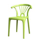 Modern Indoor-Outdoor Plastic Chair Patio Armless Wishbone Single Chair Clearhalo ' kitchen&dining_furn' 'Dining Chairs' 'Dining Tables & Seating' 'dining_chair' 'furn' 'furn_dining_chair' 'Furniture' 'furniture_dining_chair' 'Kitchen & Dining Furniture' 'kitchen' 3871450