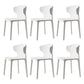 Scandinavian Conference Plastic Side Chair Matte Finish Wingback Dining Chair White 6 Piece Set Clearhalo ' kitchen&dining_furn' 'Dining Chairs' 'Dining Tables & Seating' 'dining_chair' 'furn' 'furn_dining_chair' 'Furniture' 'furniture_dining_chair' 'Kitchen & Dining Furniture' 'kitchen' 3871504